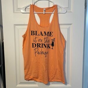 Blame it on the drink package tank